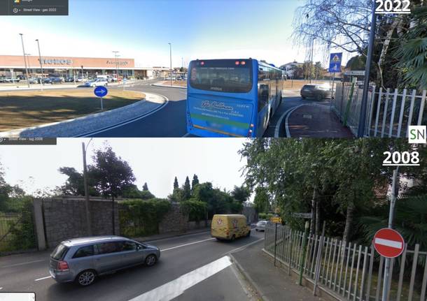 I cambiamenti e le trasformazioni di Saronno visti da Google Street View