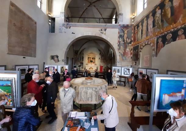 Inaugurata la mostra per il Bernascone al battistero di Varese