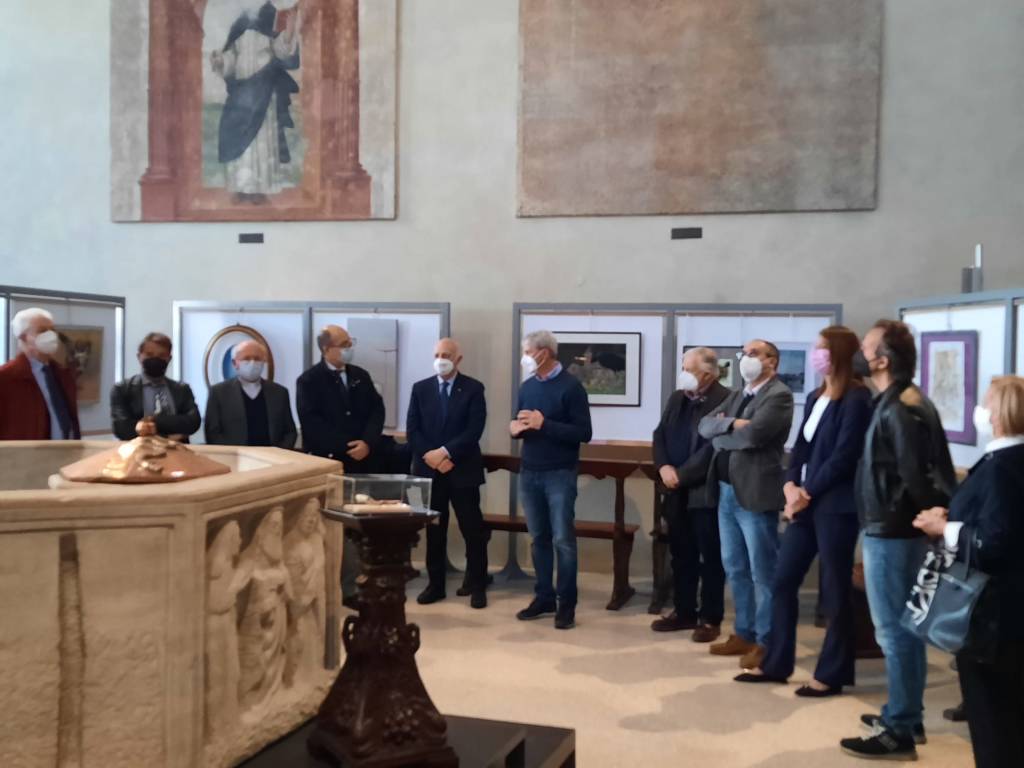 Inaugurata la mostra per il Bernascone al battistero di Varese