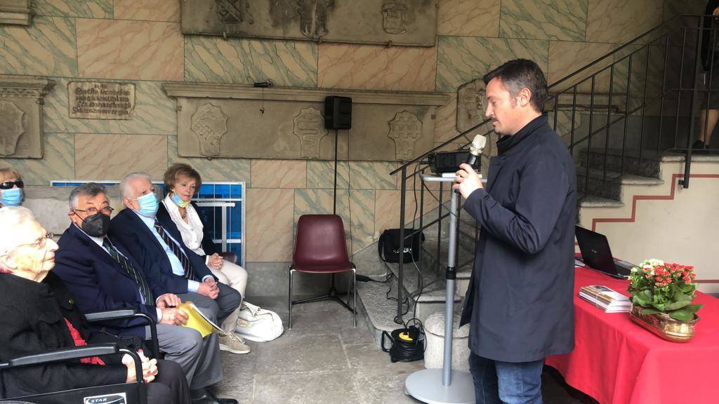 Inaugurato il busto dedicato a Guido Sutermeister 