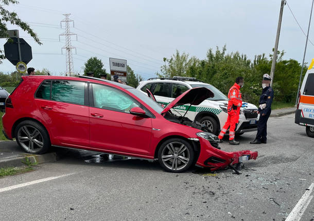 Incidente a Turbigo, 36enne in ospedale con l’elisoccorso