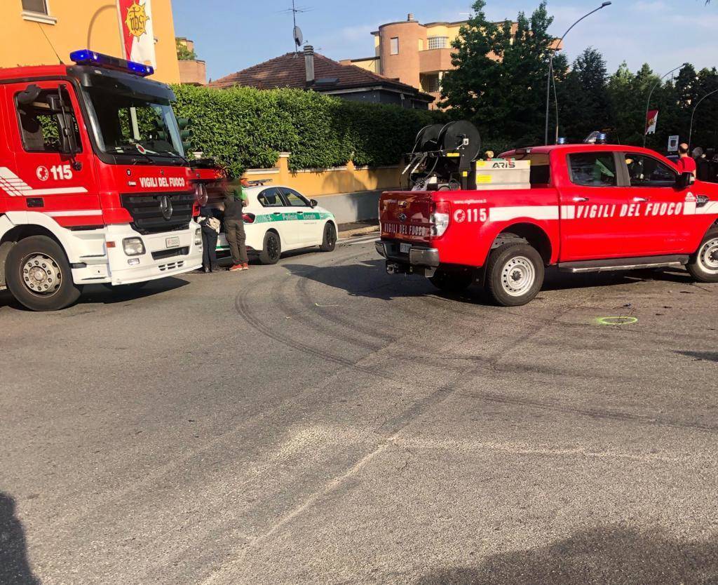 Incidente in via XX Settembre a Legnano (23 maggio)