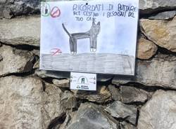 L'appello dei bambini della scuola di Morosolo: "Raccogliete le cacche dei vostri cani"