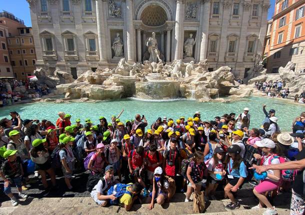 La gita a Roma per le quinte della scuola di Via IV Novembre di Parabiago la offre il Comune