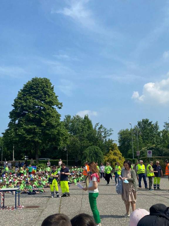 la marcia della pace degli studenti di Solbiate Arno