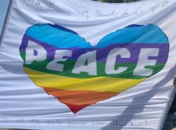 la marcia della pace degli studenti di Solbiate Arno