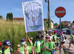 la marcia della pace degli studenti di Solbiate Arno