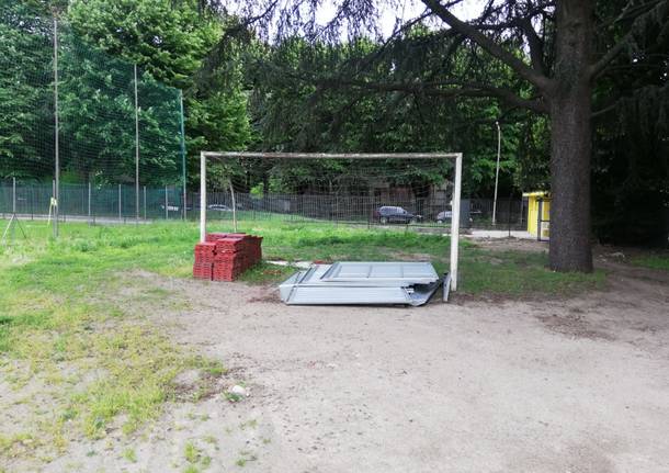 Le condizioni del Centro Sportivo "PIno Cozzi" di Legnano