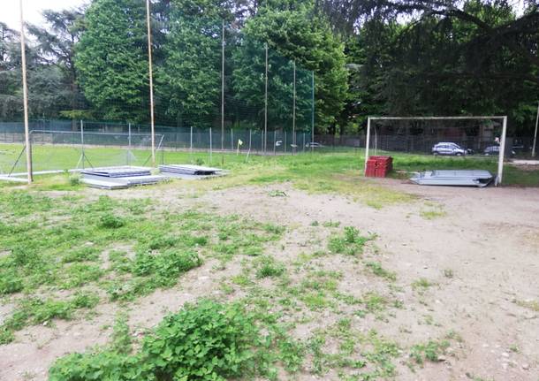 Le condizioni del Centro Sportivo "PIno Cozzi" di Legnano