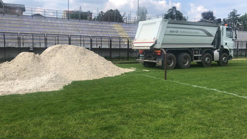 Lo stadio diventa sempre più il Campo del Palio di Legnano