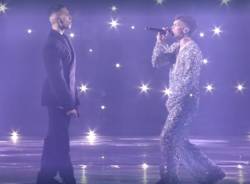 Mahmood e Blanco all'eurovision song contest in Torino