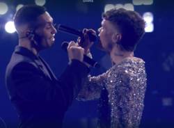 Mahmood e Blanco all'eurovision song contest in Torino