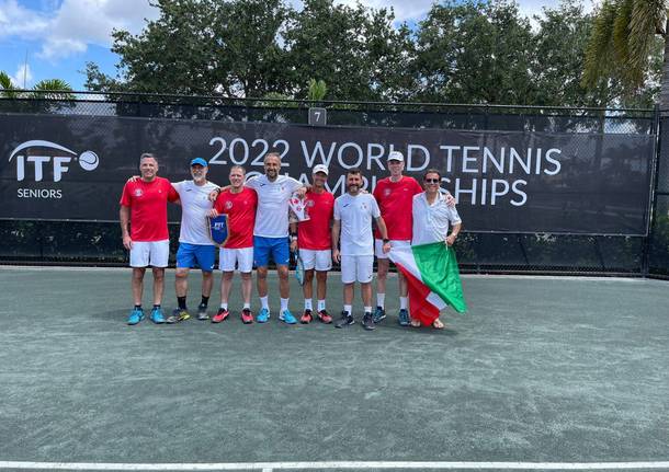 Mondiali Tennis Master: il legnanese Gabriele Vedani trascina l'Italia contro il Canada (3-0)