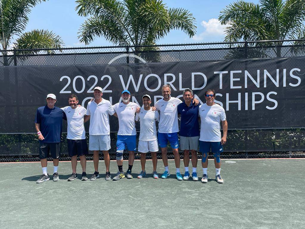 Mondiali Tennis Master negli USA, Italia d'argento