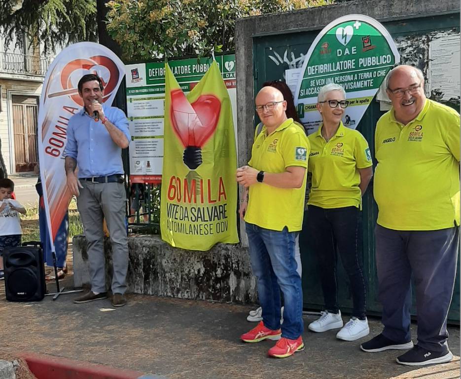 Nuovo defibrillatore pubblico a Rescaldina