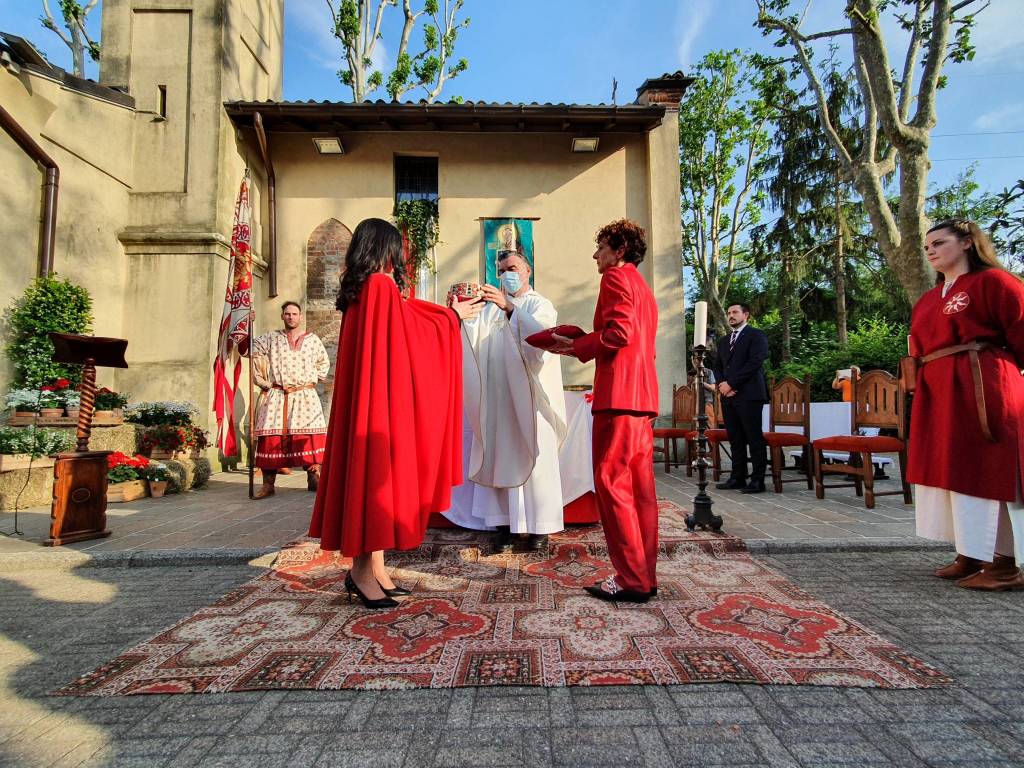 Palio di Legnano - Investitura religiosa della reggenza della contrada San Bernardino