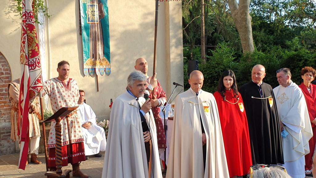 Palio di Legnano - Investitura religiosa della reggenza della contrada San Bernardino