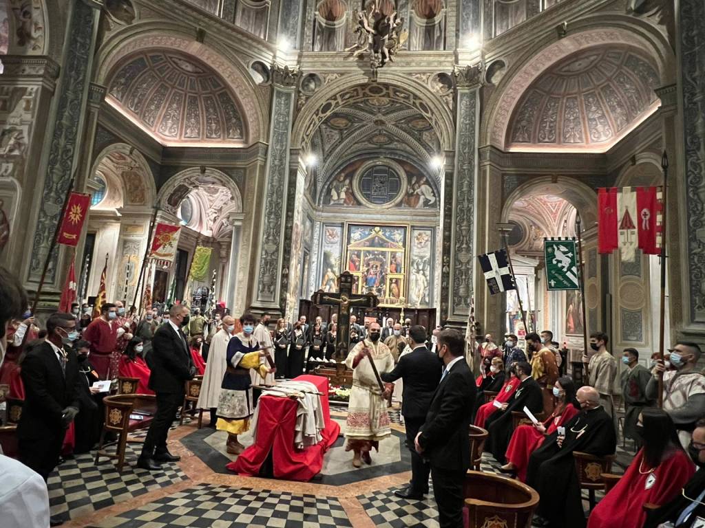 Palio di Legnano: la Veglia della Croce in Basilica