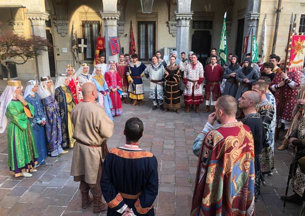 Palio di Legnano - Presentazione delle reggenze e iscrizione alla gara ippica