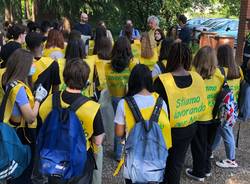 Pulizia Parco Alto Milanese con gli studenti dell'Istituto Dell'Acqua di Legnano