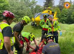 Soccorso alpino in azione ad Orino