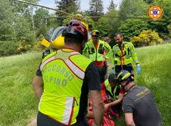 Soccorso alpino in azione ad Orino