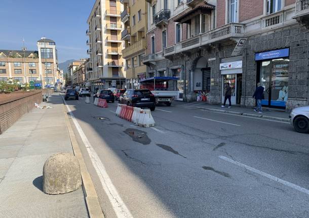 Transenne in piazza repubblica a varese