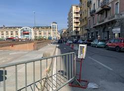 Transenne in piazza repubblica a varese 