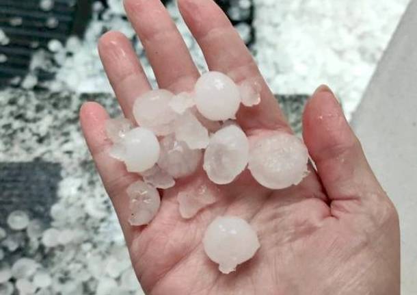 Acqua e grandine sul Varesotto: il temporale di domenica 5 giugno