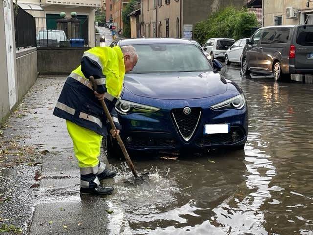 Maltempo a Laveno Mombello