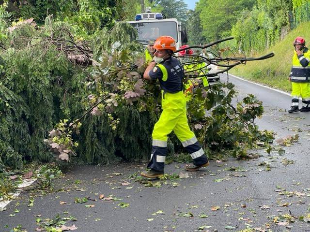 Maltempo a Laveno Mombello