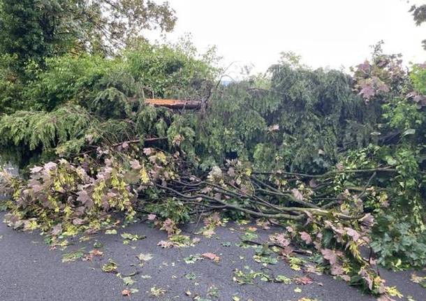 Maltempo a Laveno Mombello