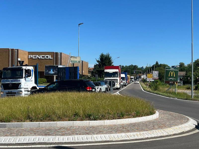 Incidente sulla Varesina a Venegono Inferiore