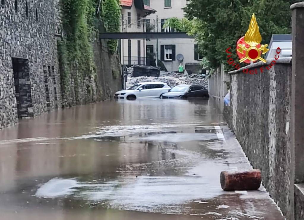 Maltempo nel Comasco, danni a Laglio