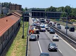 Incidente in A-8 fra Castronno e Gazzada Schianno