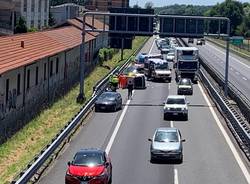 Incidente in A-8 fra Castronno e Gazzada Schianno