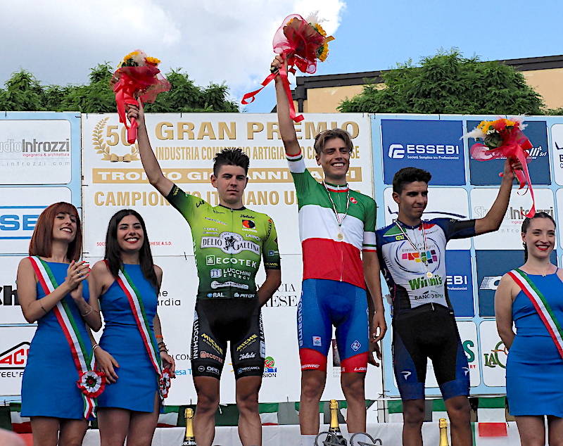 Carnago incorona Lorenzo Germani campione d\'Italia U23 di ciclismo