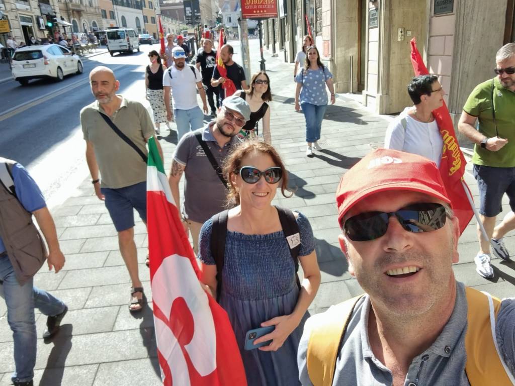 Cgil  Ticino Olona alla Manifestazione a Roma