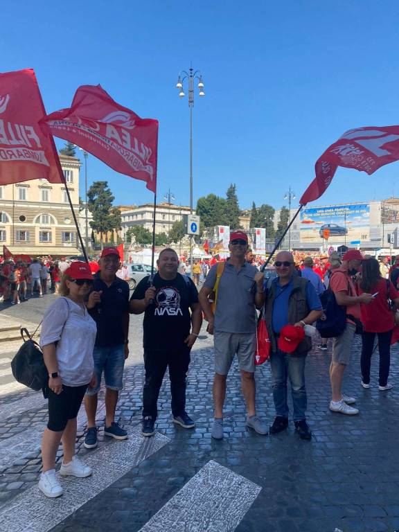 Cgil  Ticino Olona alla Manifestazione a Roma
