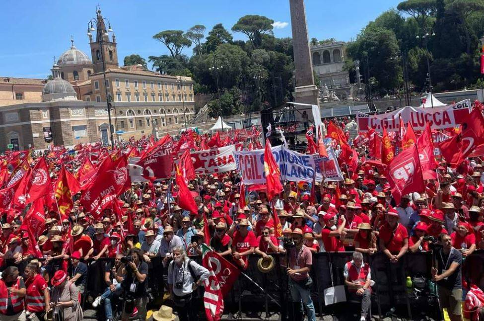 Cgil  Ticino Olona alla Manifestazione a Roma