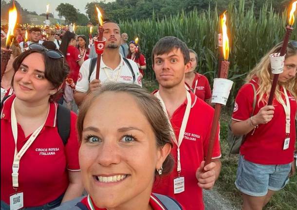 croce rossa legnano alla fiaccolata Solferino