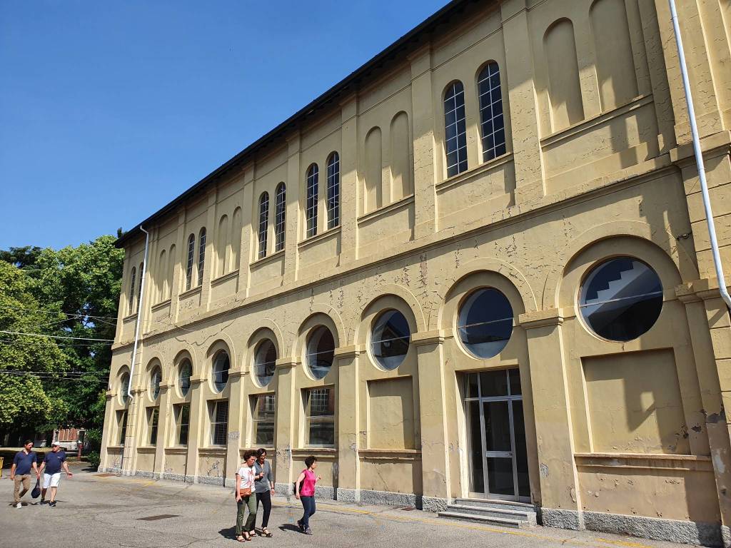 Dentro la ex Manifattura di Legnano