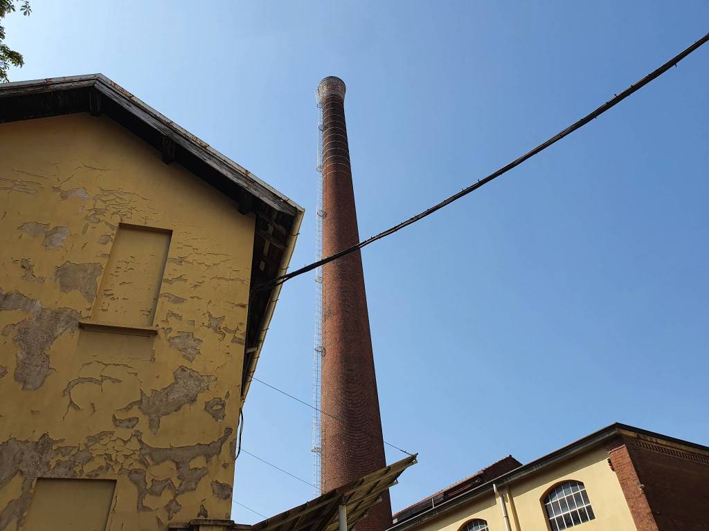 Dentro la ex Manifattura di Legnano