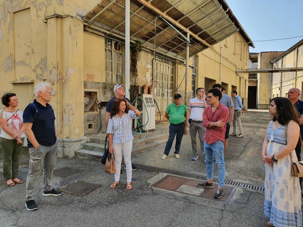 Dentro la ex Manifattura di Legnano