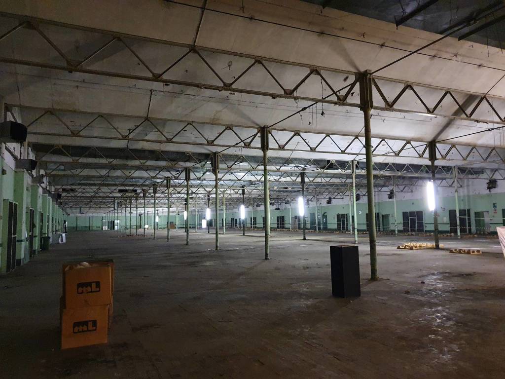 Dentro la ex Manifattura di Legnano