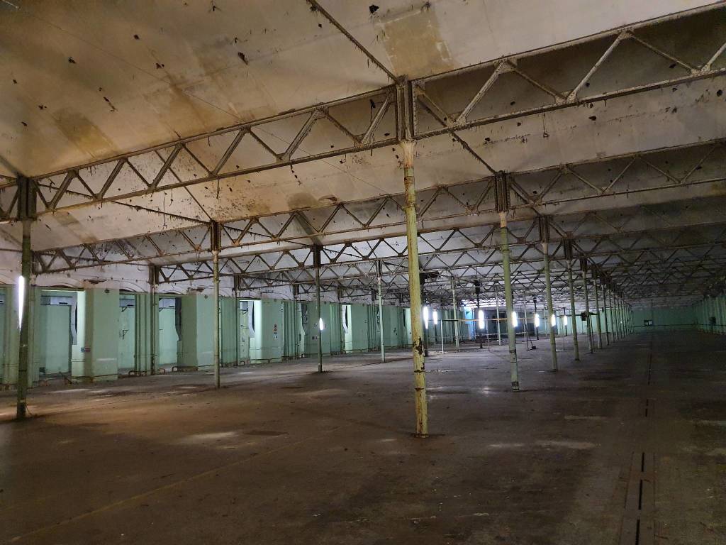 Dentro la ex Manifattura di Legnano