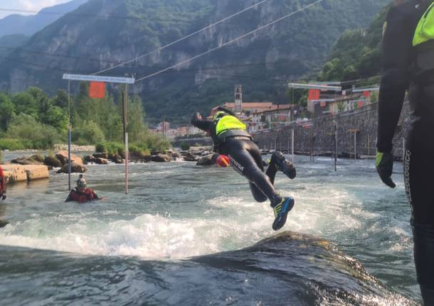 Due giorni di esercitazioni per la squadra lombarda di soccorso in forra