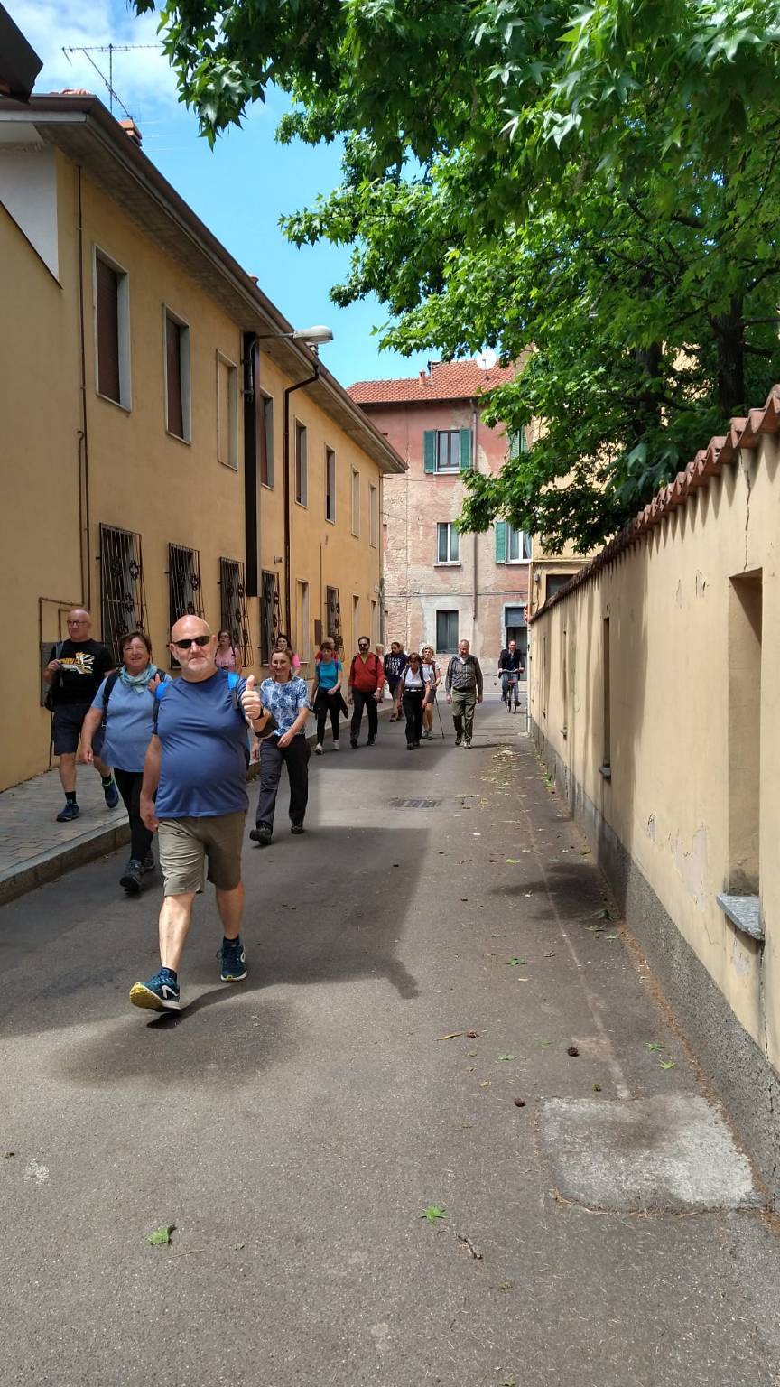 In 50 a piedi da Fagnano Olona a Dairago lungo la via Francisca del Lucomagno