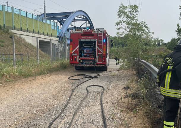 incendi nell'alto milanese