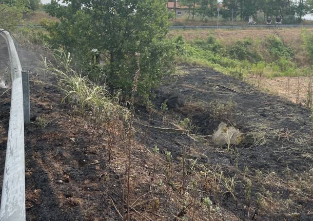 incendi nell'alto milanese